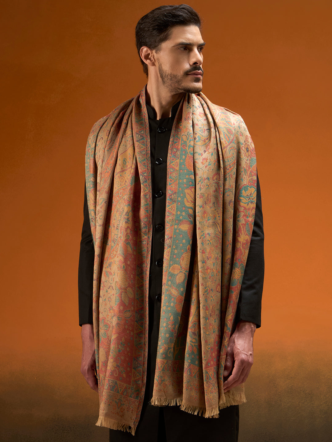 Men Grand Paisley Kaani Shawl