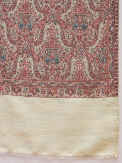 Men Gulnaar Royale Reversible Kaani Zari Shawl
