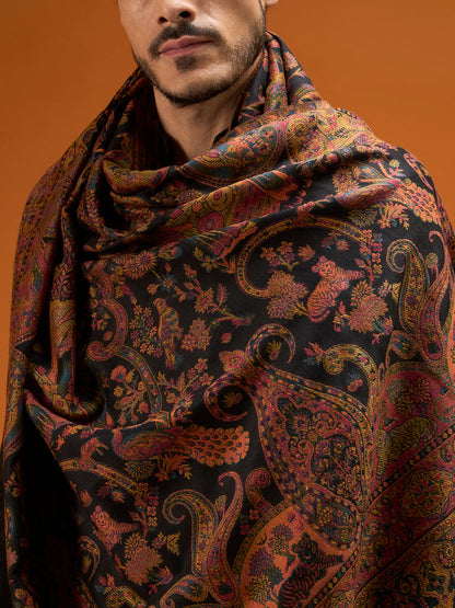 Men Royal gulistan Shawl Fine Wool Kaani Shawl