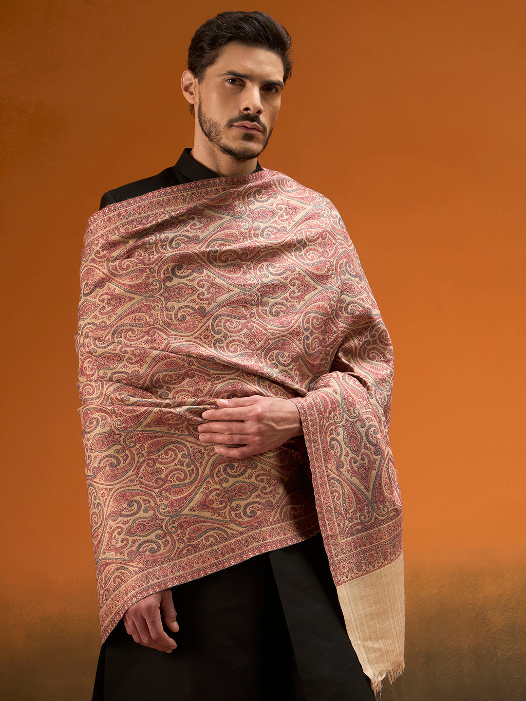 Men Regalis Reversible Kaani Zari Shawl