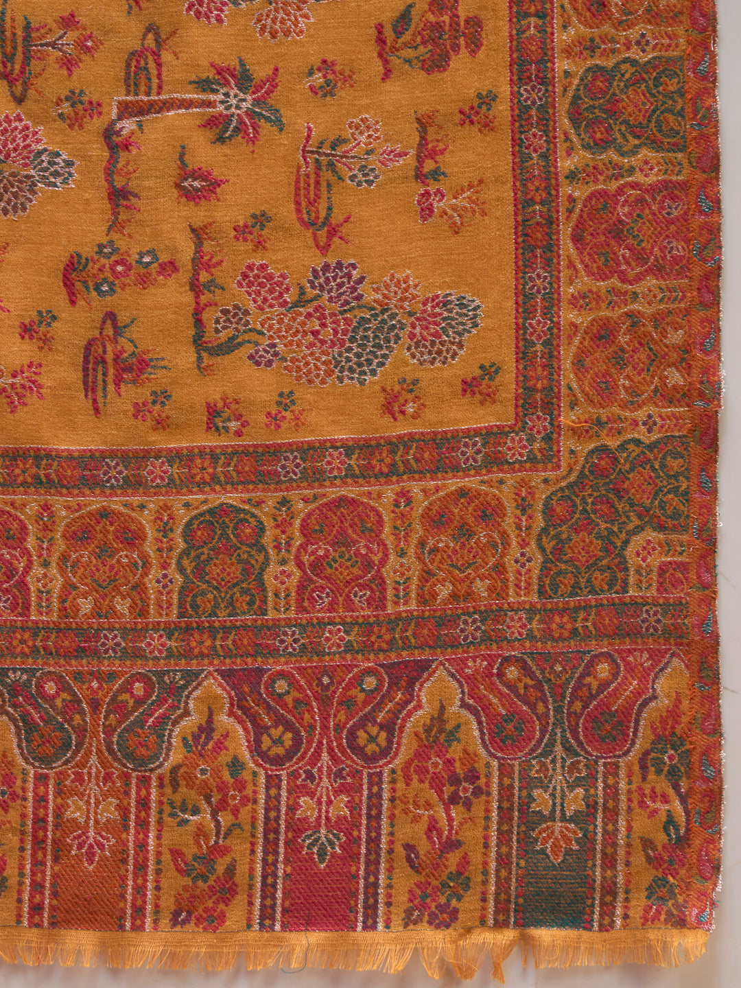 Men Gulrukh Reversible Kaani Zari Shawl