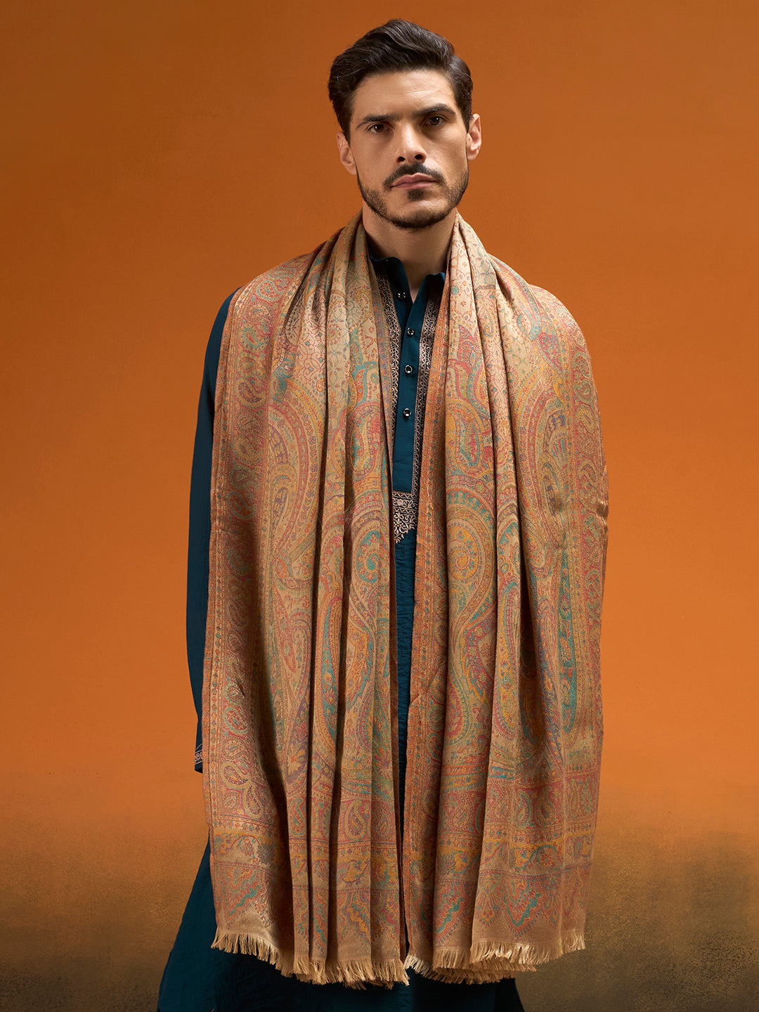 Men Grand Paisley Kaani Shawl