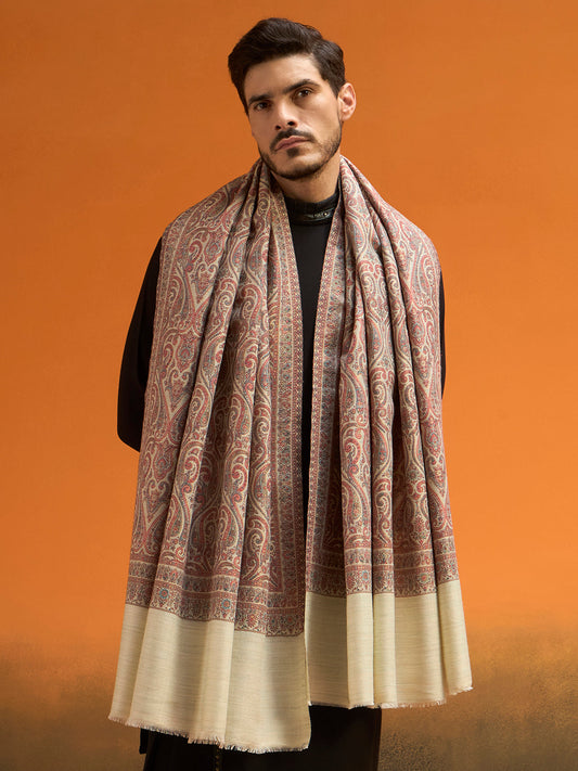 Men Regalis Reversible Kaani Zari Shawl