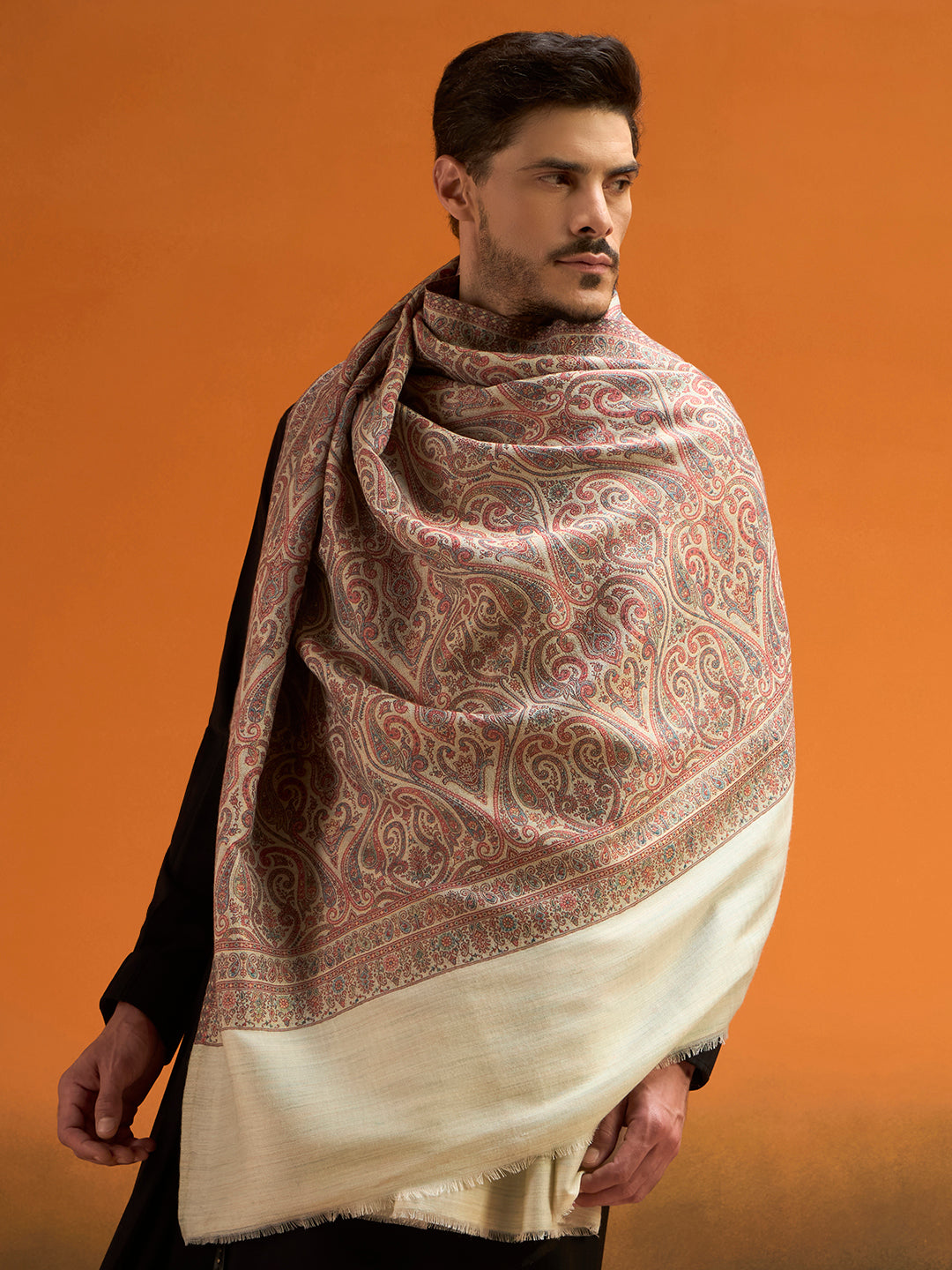 Men Regalis Reversible Kaani Zari Shawl