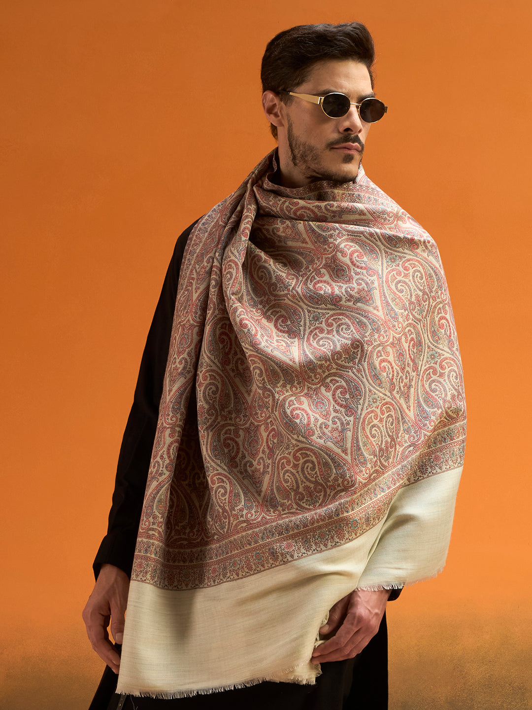 Men Regalis Reversible Kaani Zari Shawl