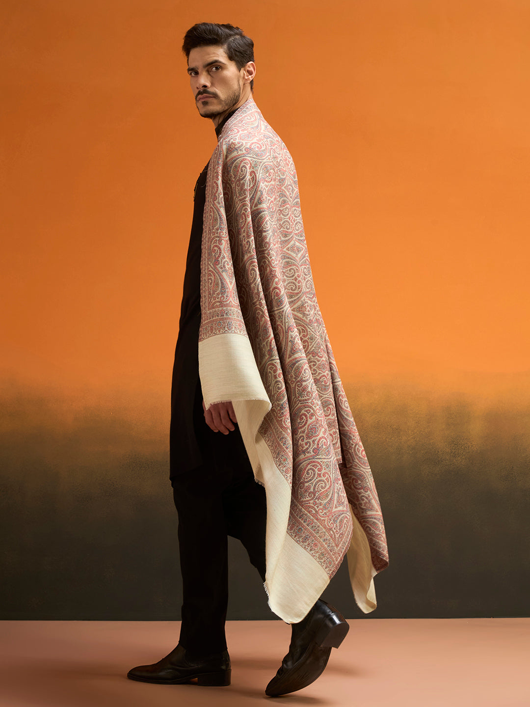 Men Regalis Reversible Kaani Zari Shawl