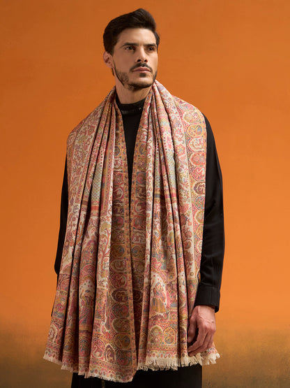 Men Shahi Manzar Fine Wool Kaani Shawl