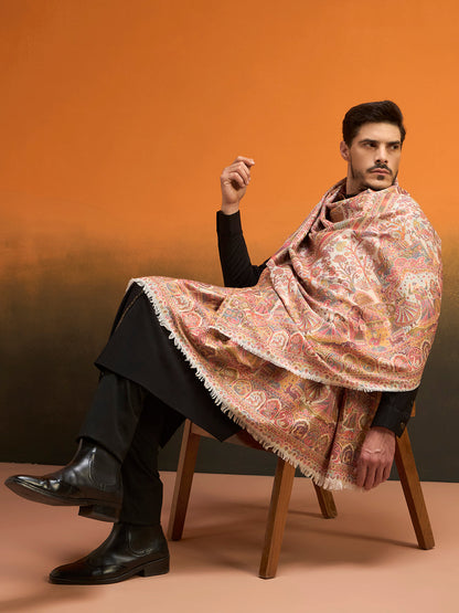 Men Shahi Manzar Fine Wool Kaani Shawl