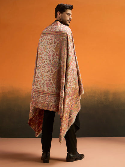 Men Shahi Manzar Fine Wool Kaani Shawl