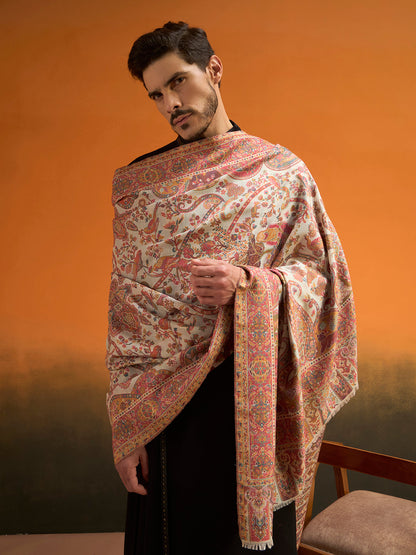 Men Royal gulistan Fine Wool Kaani Shawl