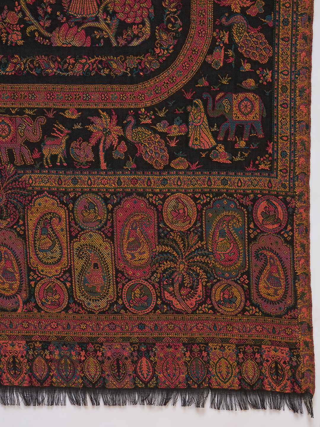 Men Kaani Orchard Fine Wool Kaani Shawl