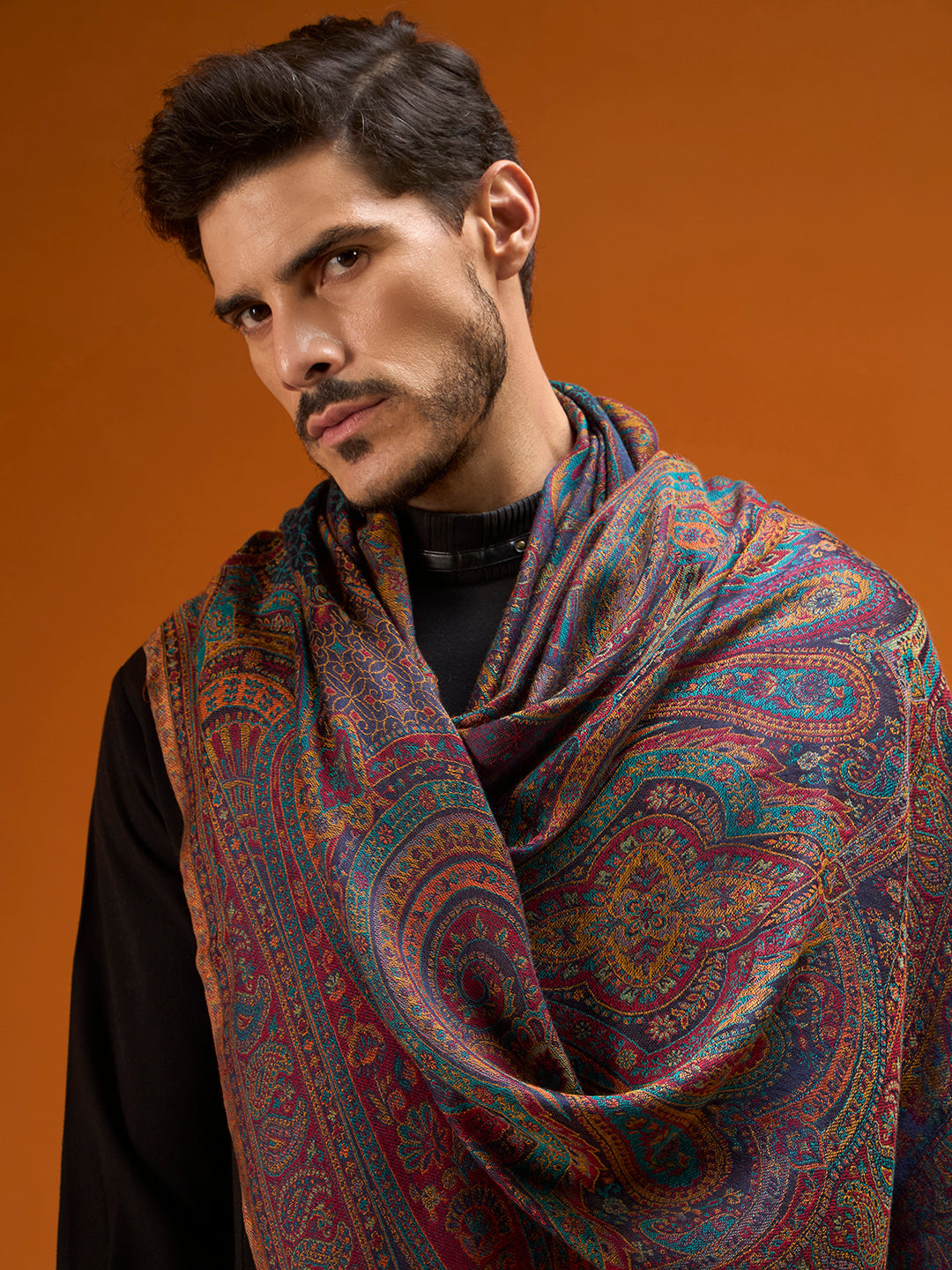 Men Grand Paisley Kaani Shawl