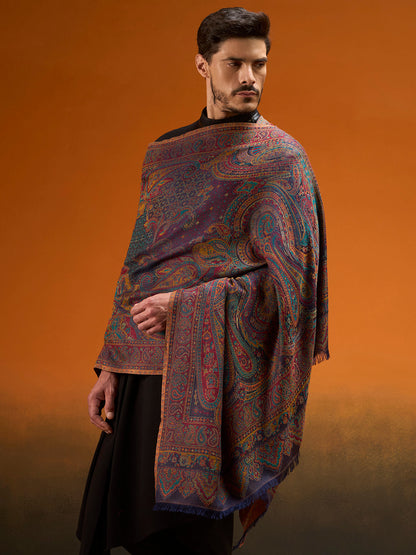 Men Grand Paisley Kaani Shawl
