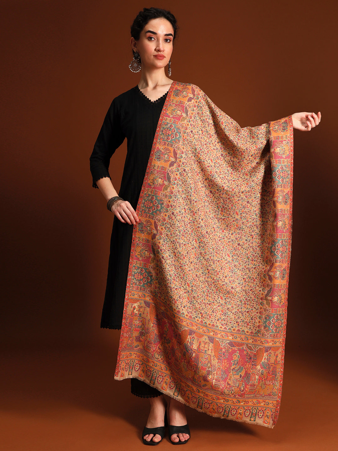 Women Persian Court kaani stole