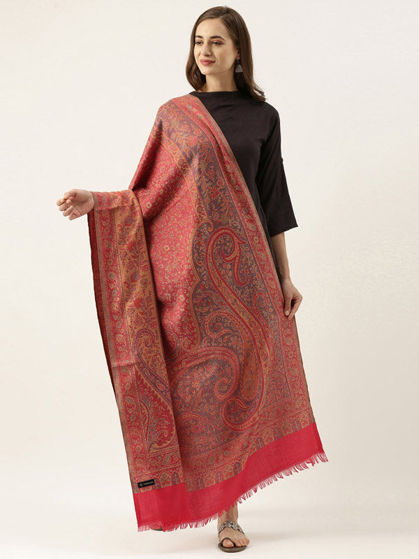 Women's Shahnaz Antique Jamawar Shawl (Size: 101 X 203 CM)