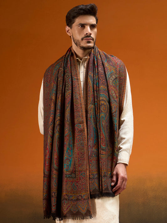 Men Grand Paisley Kaani Shawl