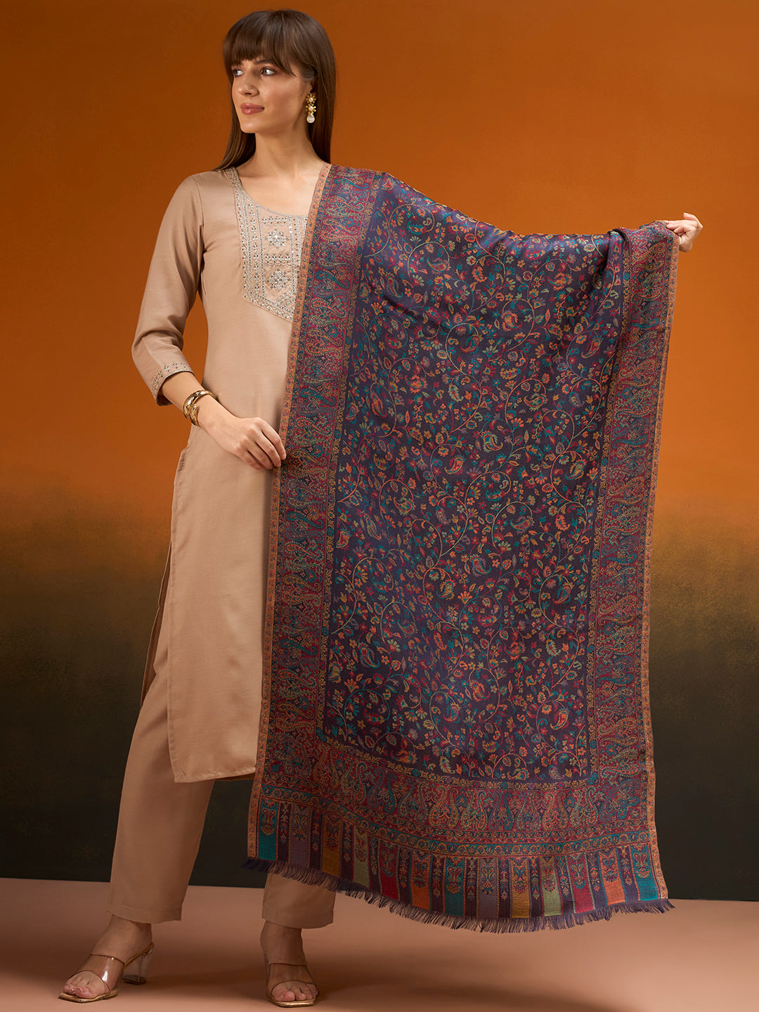 Women Imperial Royal botanica Kaani Stole