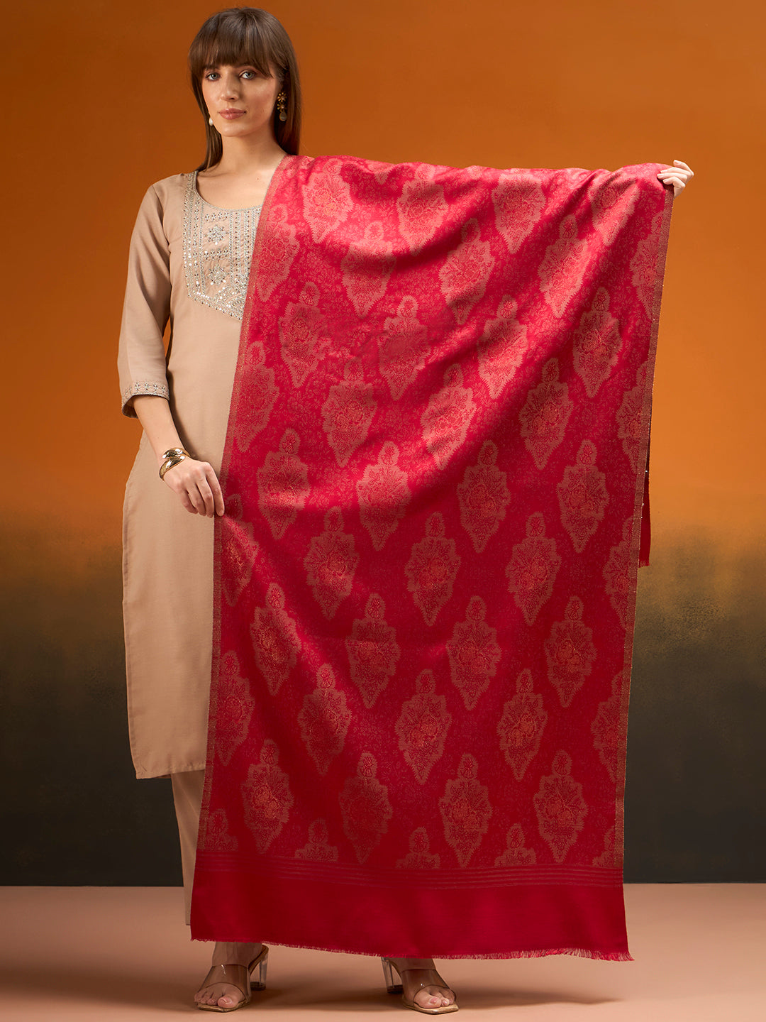 Women Imperial Royal brocade Kaani Stole