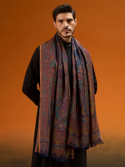 Men Grand Paisley Kaani Shawl