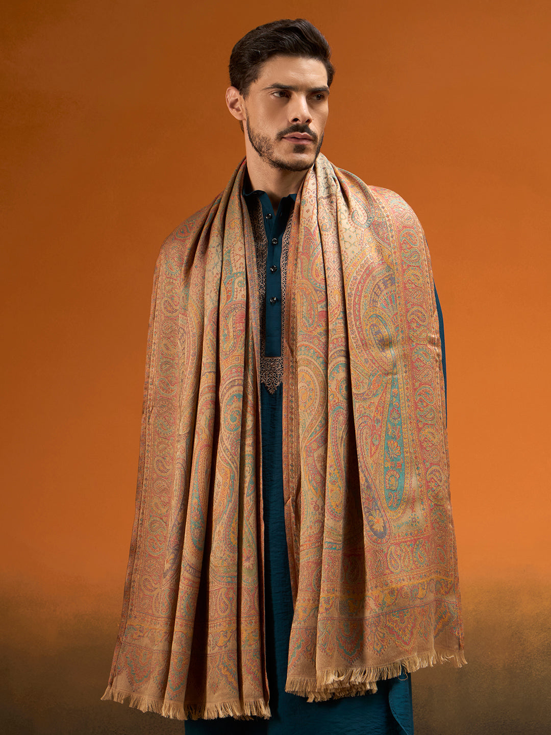 Men Grand Paisley Kaani Shawl