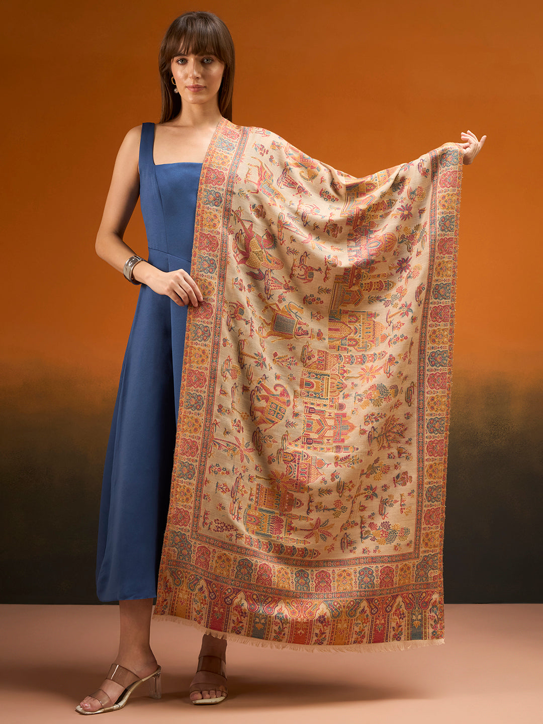 Women Caravan kaani stole Stole