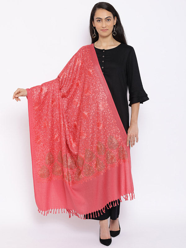 Women's Nagma 100% Pure Wool Swarosvki Crystal Shawl (Size : 101X203 CM)