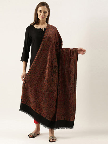 Women's Ghazal Antique Jamawar Shawl (Size: 101 X 203 CM)