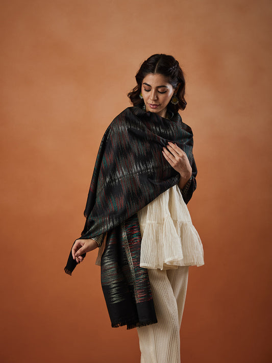 Pashmoda Women Rukhsaar Kaani Stole (Size : 71X203 CM)
