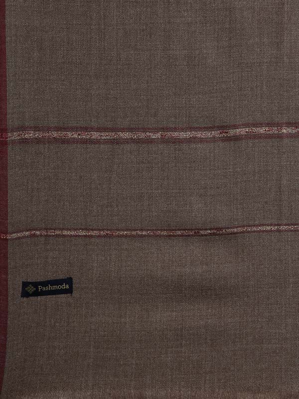 Men farhat Woven Design Shawl (Size  127x254 cms, Black Color)