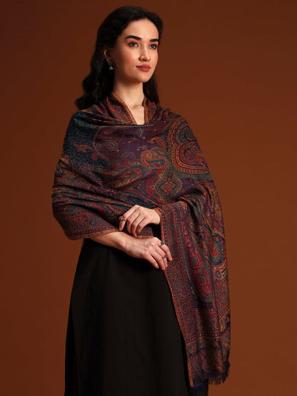 Women Grand Paisley Kaani Kashmiri Shawl