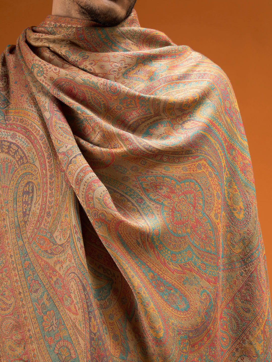 Men Grand Paisley Kaani Shawl