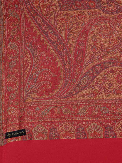 Women's Shahnaz Antique Jamawar Shawl (Size: 101 X 203 CM)