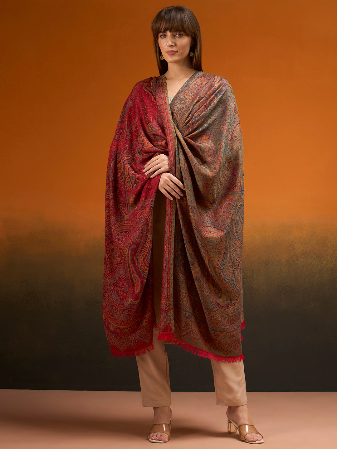 Women Grand Paisley Kaani Kashmiri Shawl