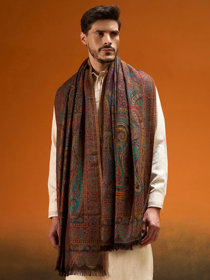 Men Grand Paisley Kaani Shawl