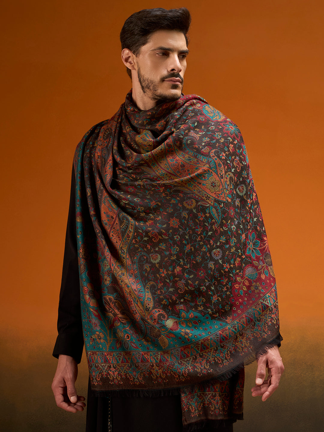 Men Grand Paisley Kaani Shawl