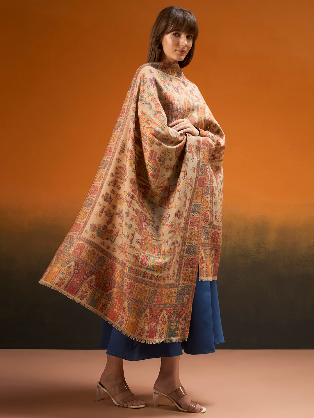 Women Caravan kaani stole Stole