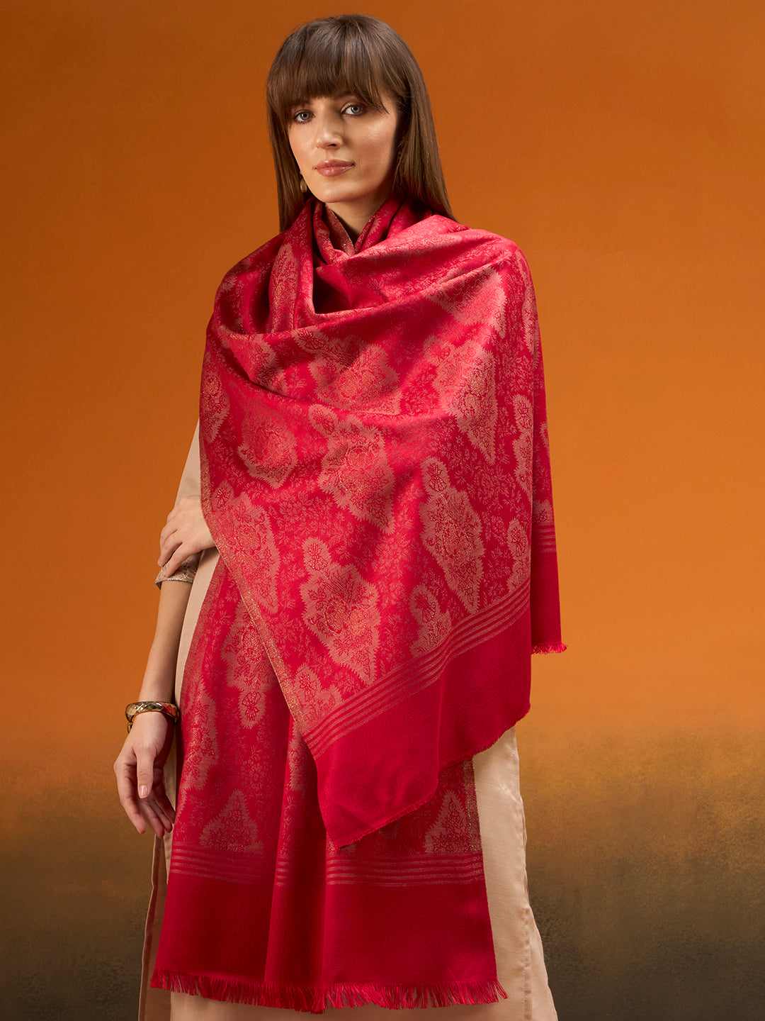 Women Imperial Royal brocade Kaani Stole