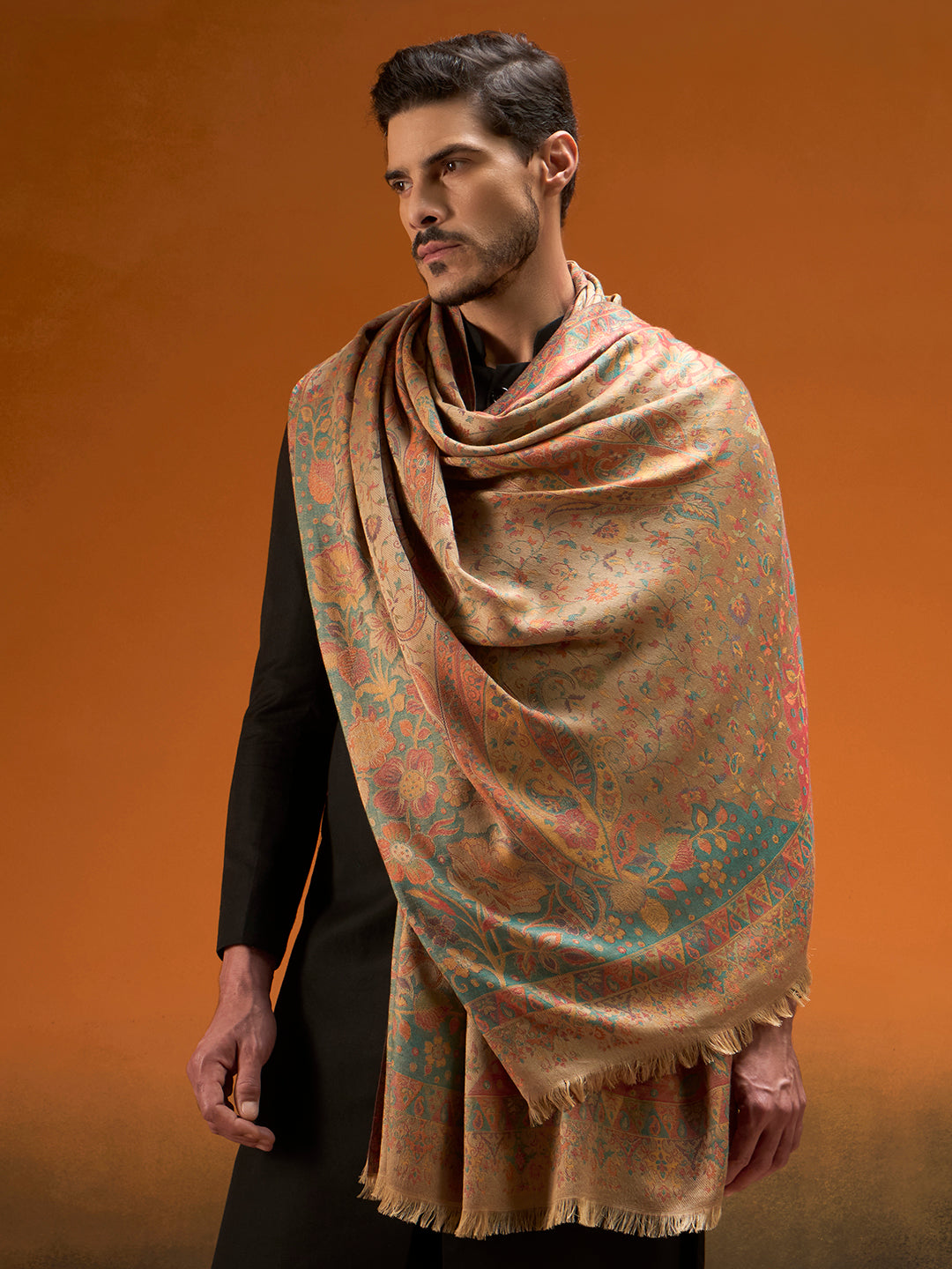 Men Grand Paisley Kaani Shawl