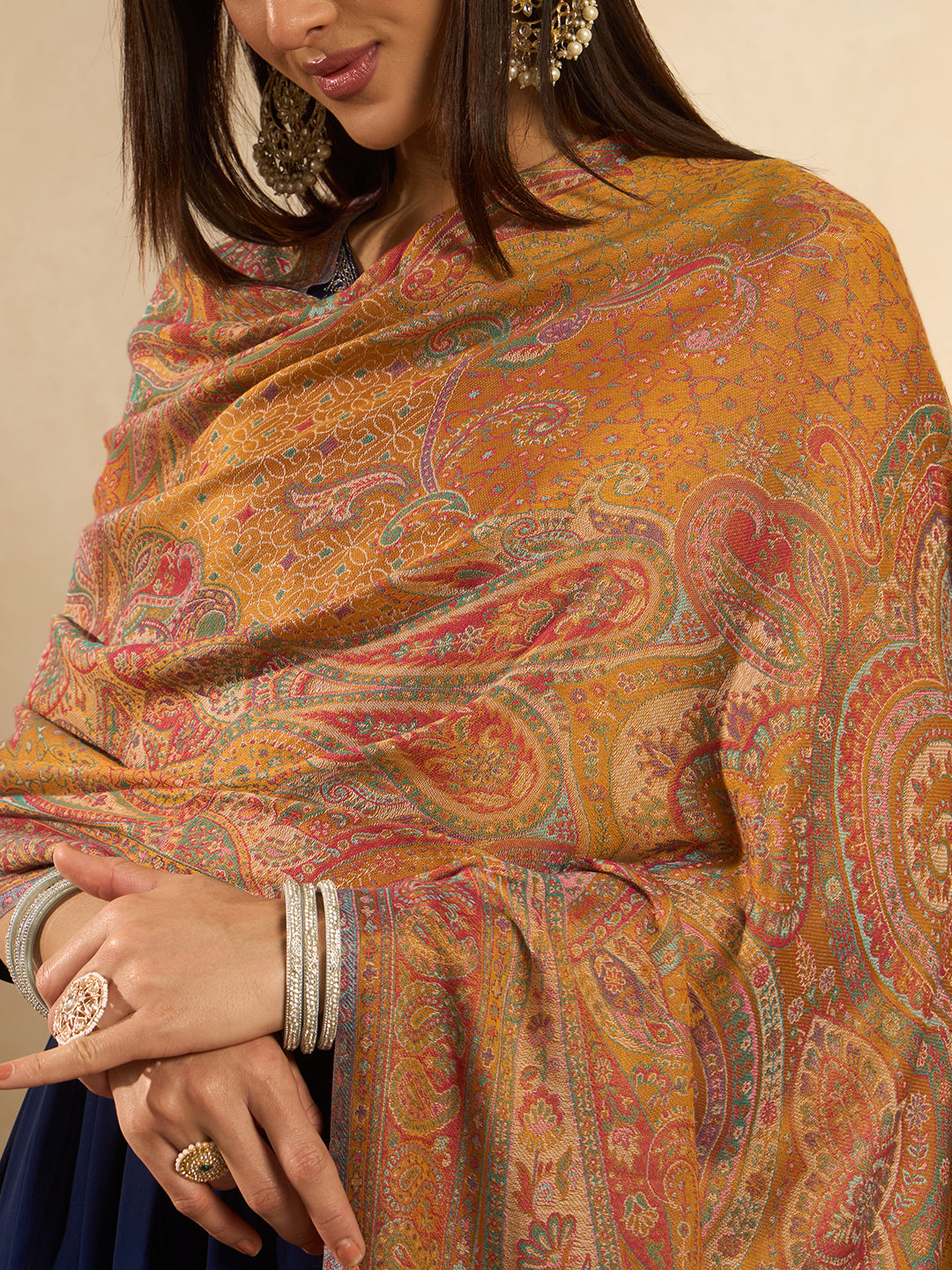 Women Grand Paisley Kaani Kashmiri Shawl