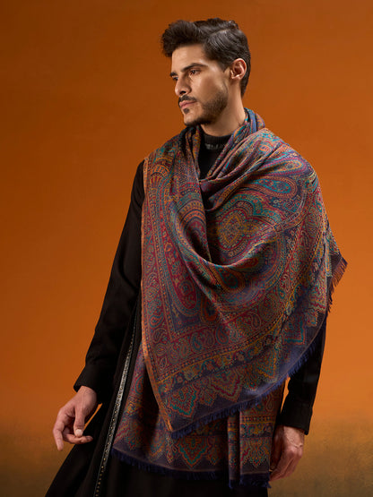 Men Grand Paisley Kaani Shawl