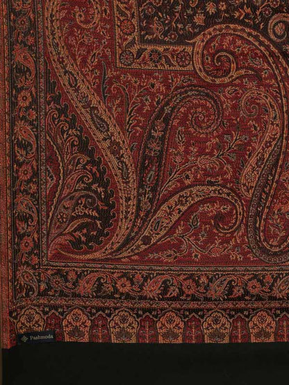 Women's Shahnaz Antique Jamawar Shawl (Size: 101 × 203 cm)