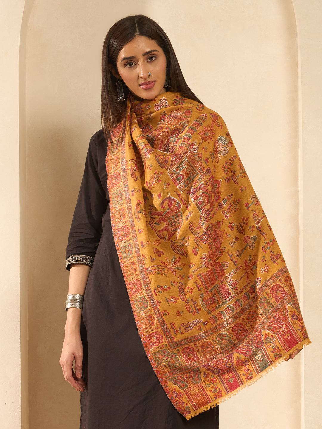 Women Caravan kaani stole Stole