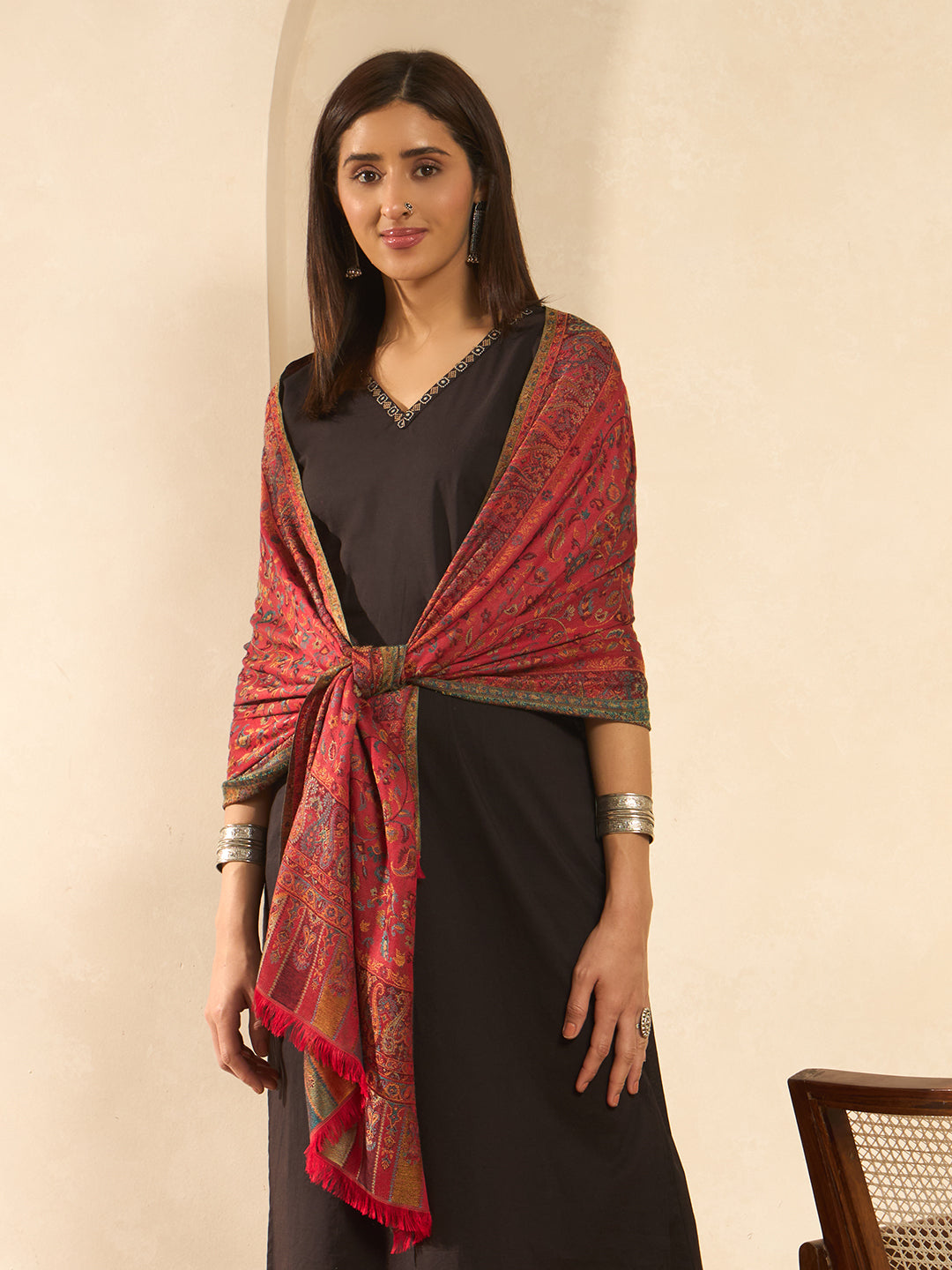 Women Imperial Royal botanica Kaani Stole