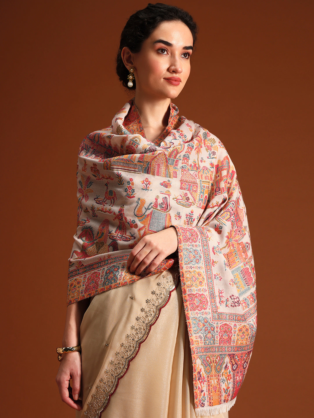 Women Caravan kaani stole Stole