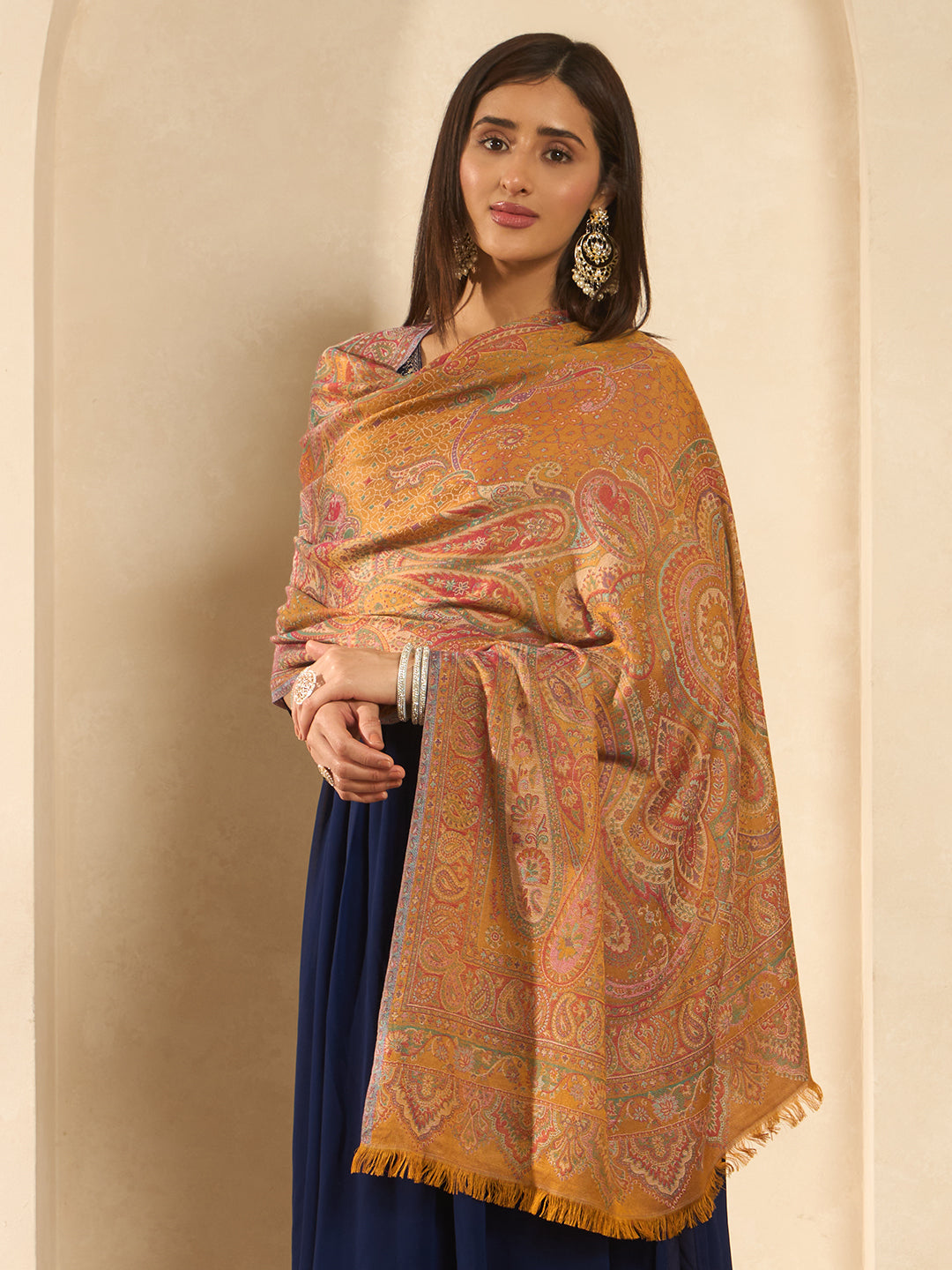 Women Grand Paisley Kaani Kashmiri Shawl