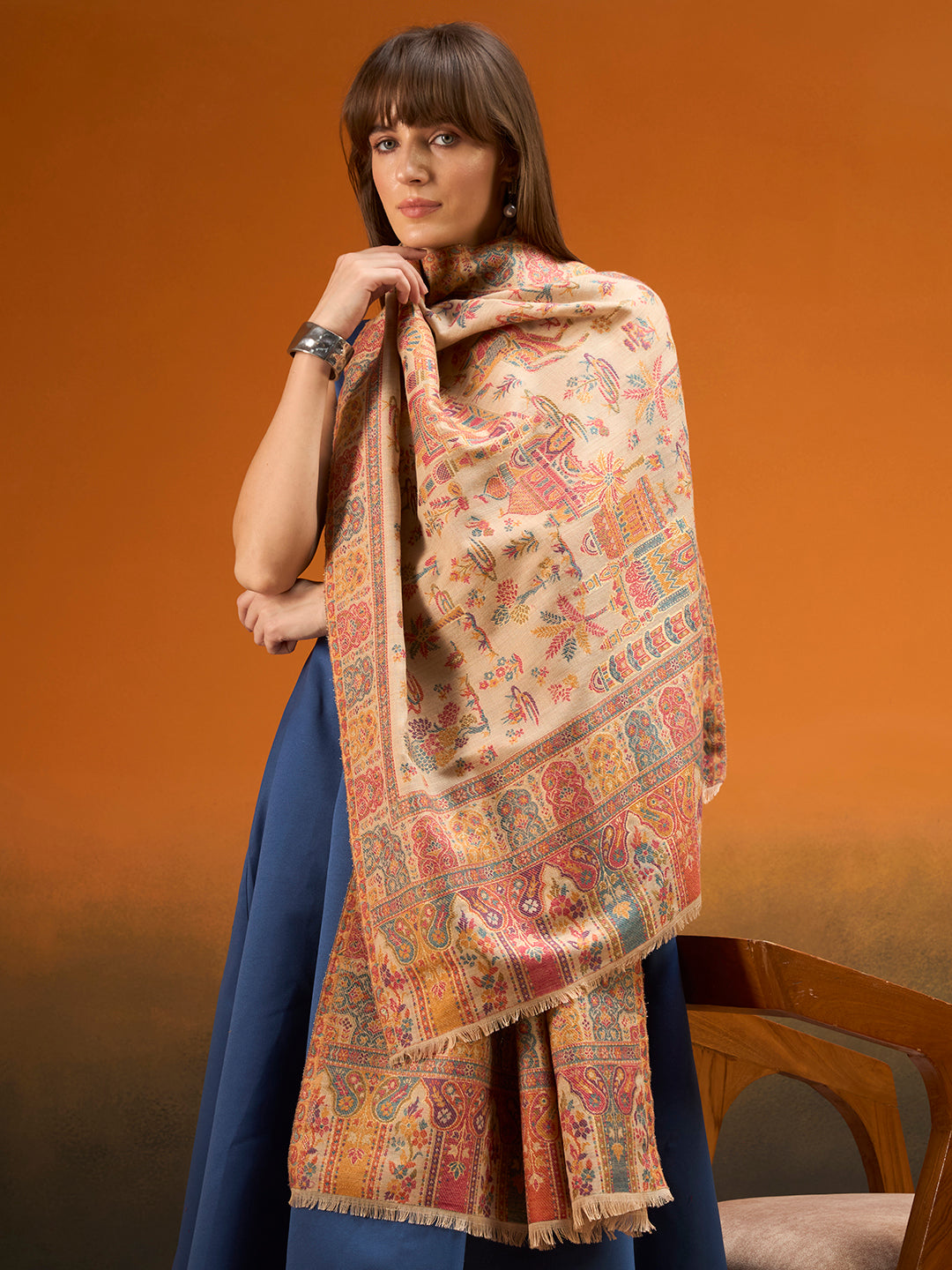 Women Caravan kaani stole Stole