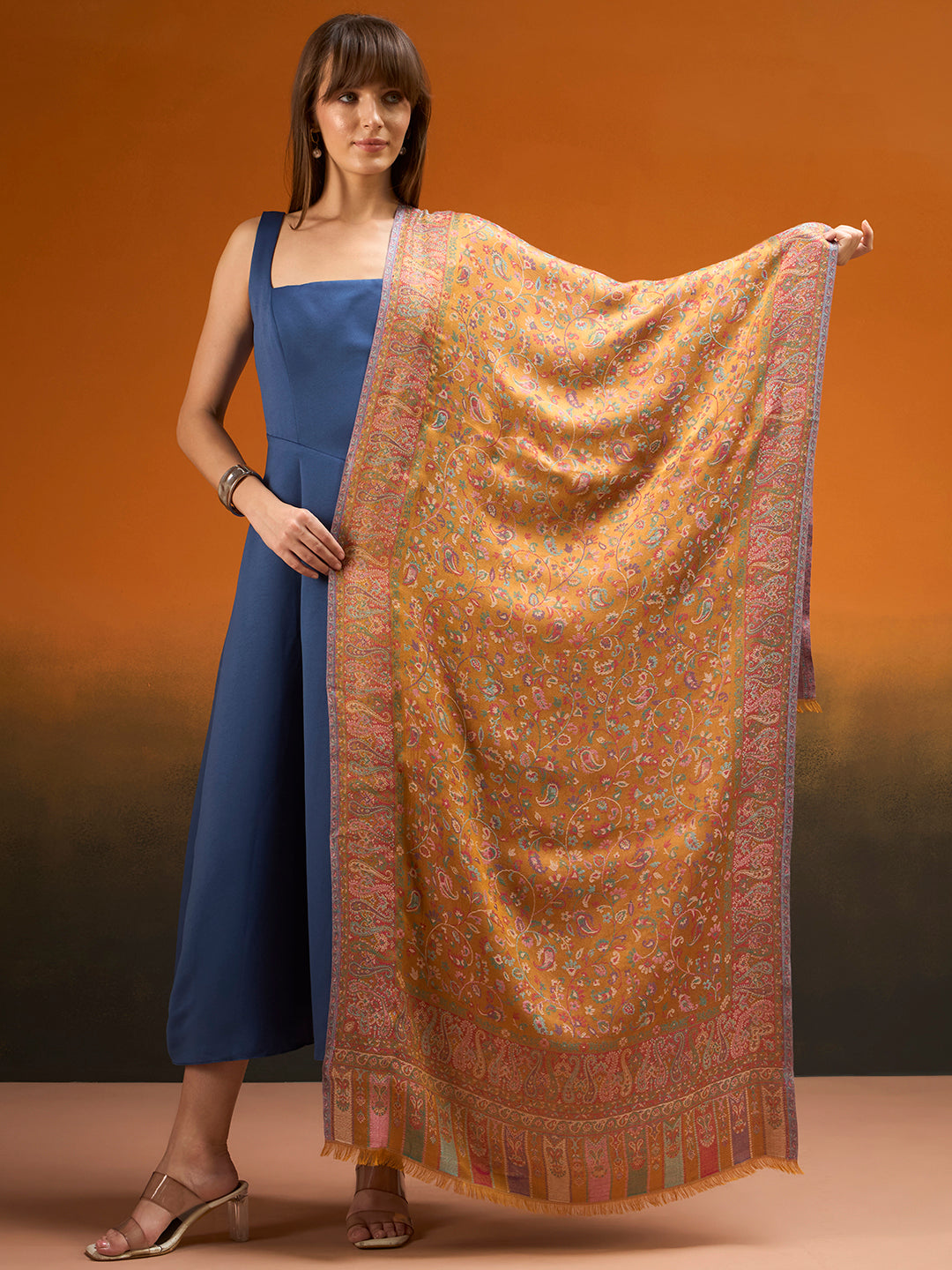 Women Imperial Royal botanica Kaani Stole