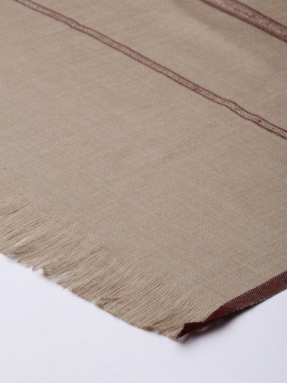 Men farhat Woven Design Shawl (Size  127x254 cms, Black Color)