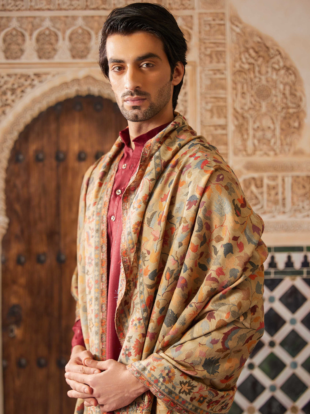 Pashmoda Mens Rubab Kaani Gents Lohi (Size: 127x254 CM)