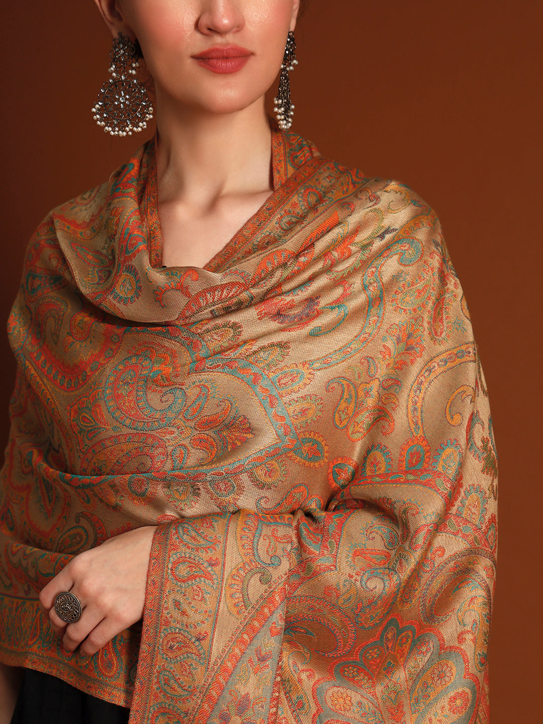 Women Imperial Ambi Kaani Stole